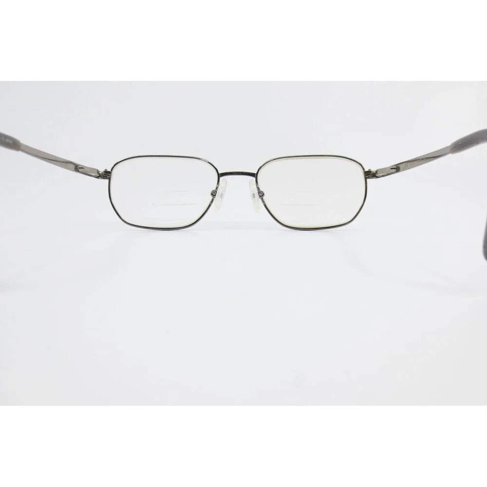 Seiko T671 Titanium Eyeglass Frames Gunmetal Grey Rectangular 49-19-140 Mens